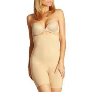 InstantFigure Shapewear Hi-Waist Shorts - Nude WSH4171 New With Tags Size Large